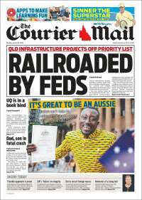 Portada de The Courier-Mail (Australie)