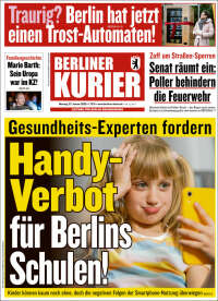 Portada de Berliner Kurier - Startseite BK (Alemania)