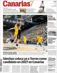 Portada de Canarias 7 (España)