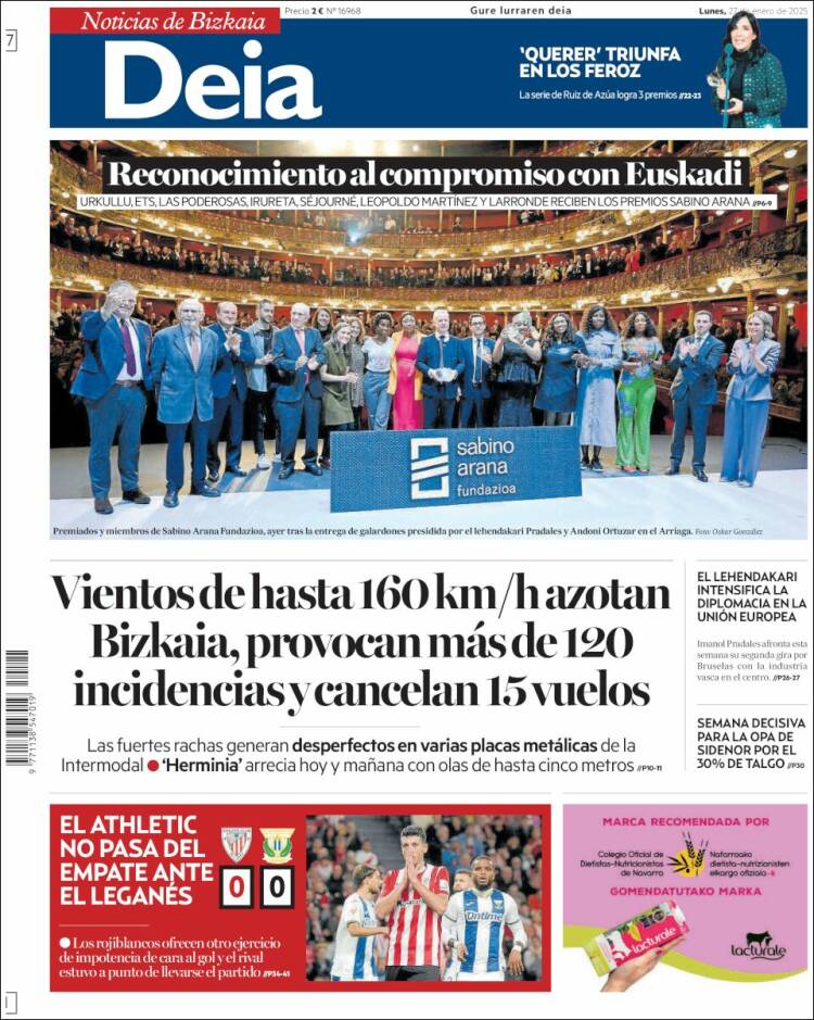 Portada de Deia (España)