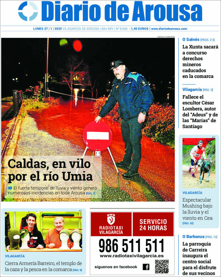 Portada de Diario de Arousa (España)