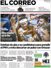 Portada de El Correo - Álava (España)