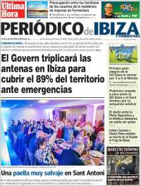 Portada de Periódico de Ibiza (España)