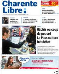 Portada de Charente Libre (Francia)