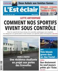 Portada de L'Est Eclair (Francia)