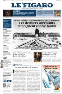 Portada de Le Figaro (Francia)