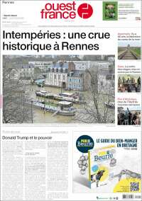 Portada de Ouest France (Francia)