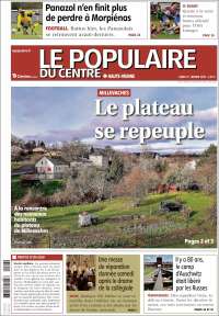 Portada de Le Populaire du Centre (Francia)