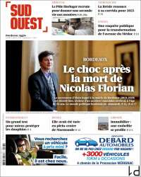 Portada de Sud Ouest (Francia)