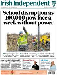 Portada de Irish Independent (Ireland)