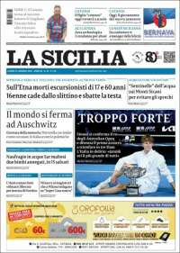 Portada de La Sicilia (Italia)