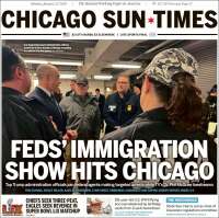 Portada de Chicago Sun-Times (USA)