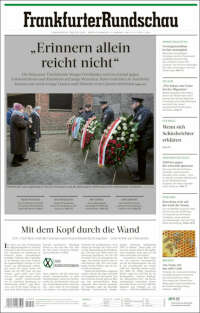 Portada de Frankfurter Rundschau (Allemagne)