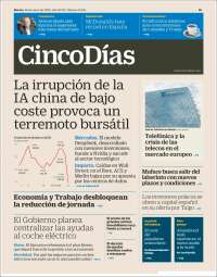 Portada de Cinco Días (España)