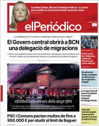 Portada de El Periódico de Catalunya (Spain)