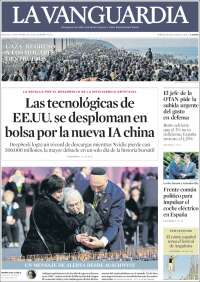 Portada de La Vanguardia (Spain)