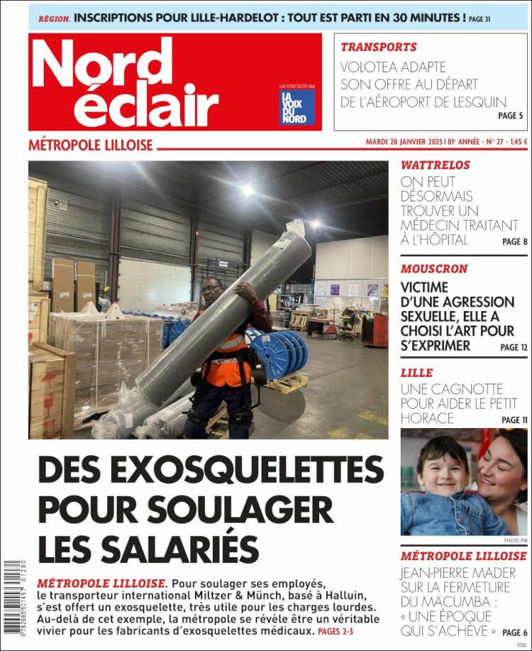 Portada de Nord Éclair (Francia)