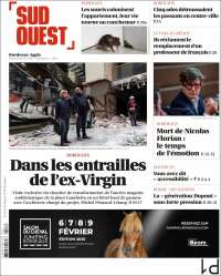 Portada de Sud Ouest (Francia)