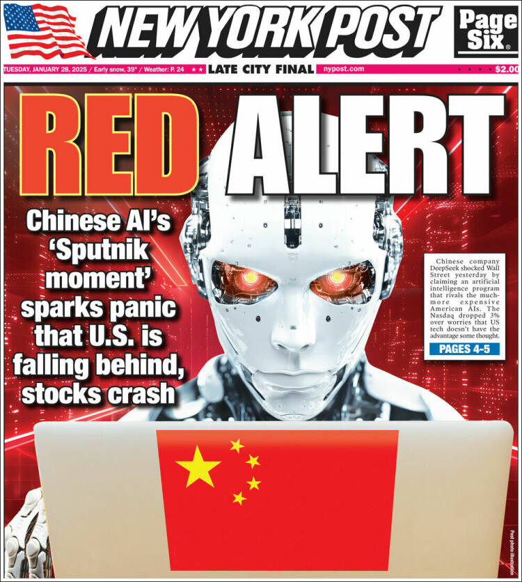 Portada de New York Post (USA)