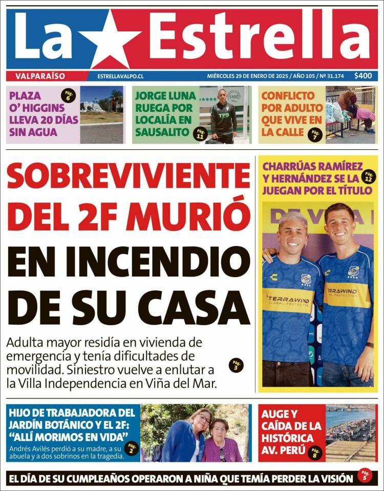 Portada de Estrella de Valparaiso (Chile)