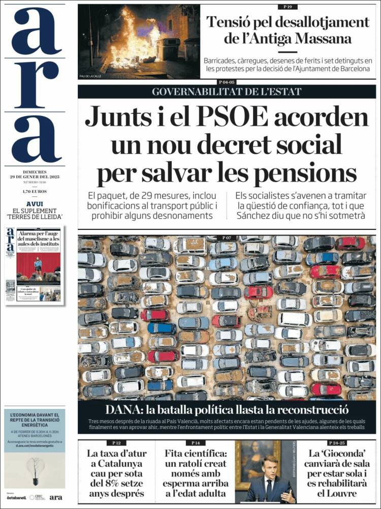 Portada de Ara (España)