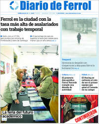 Portada de Diario de Ferrol (España)