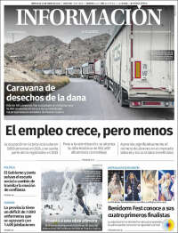 Portada de Diario Información (España)