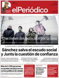 Portada de El Periódico (España)