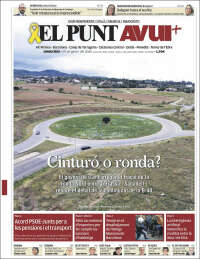 Portada de El Punt Avui (España)