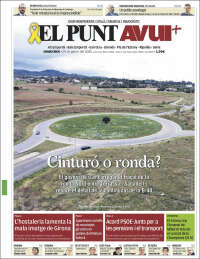 Portada de El Punt Avui - Girona (España)