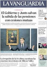 Portada de La Vanguardia (España)