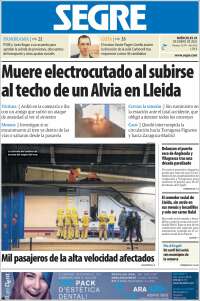 Portada de Segre  (España)