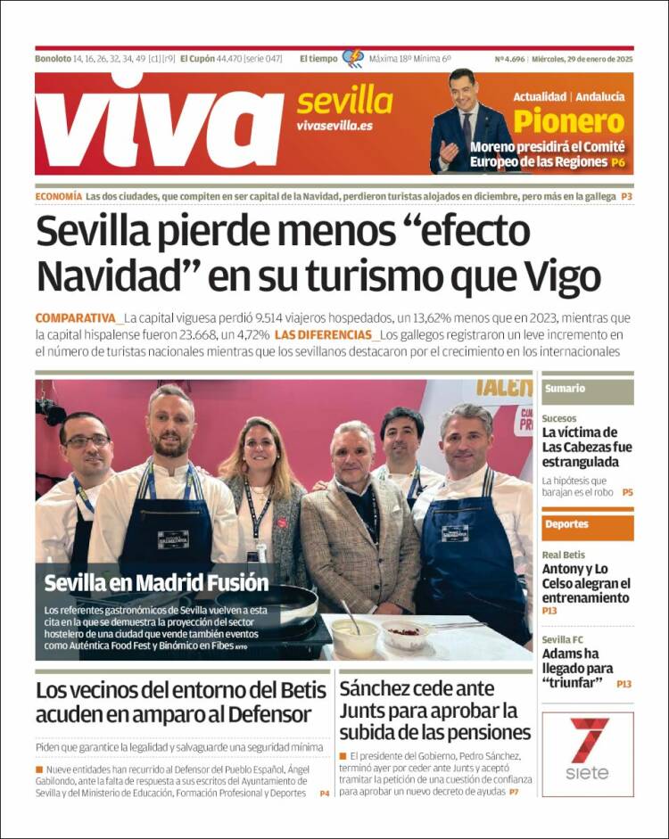 Portada de Viva Sevilla (España)