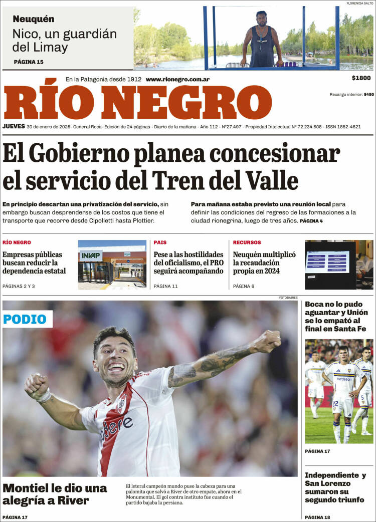 Portada de Rio Negro (Argentina)