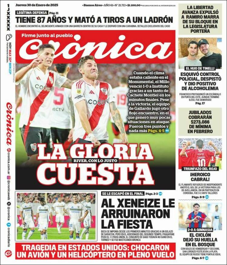 Portada de La Voz del Chaco (Argentina)