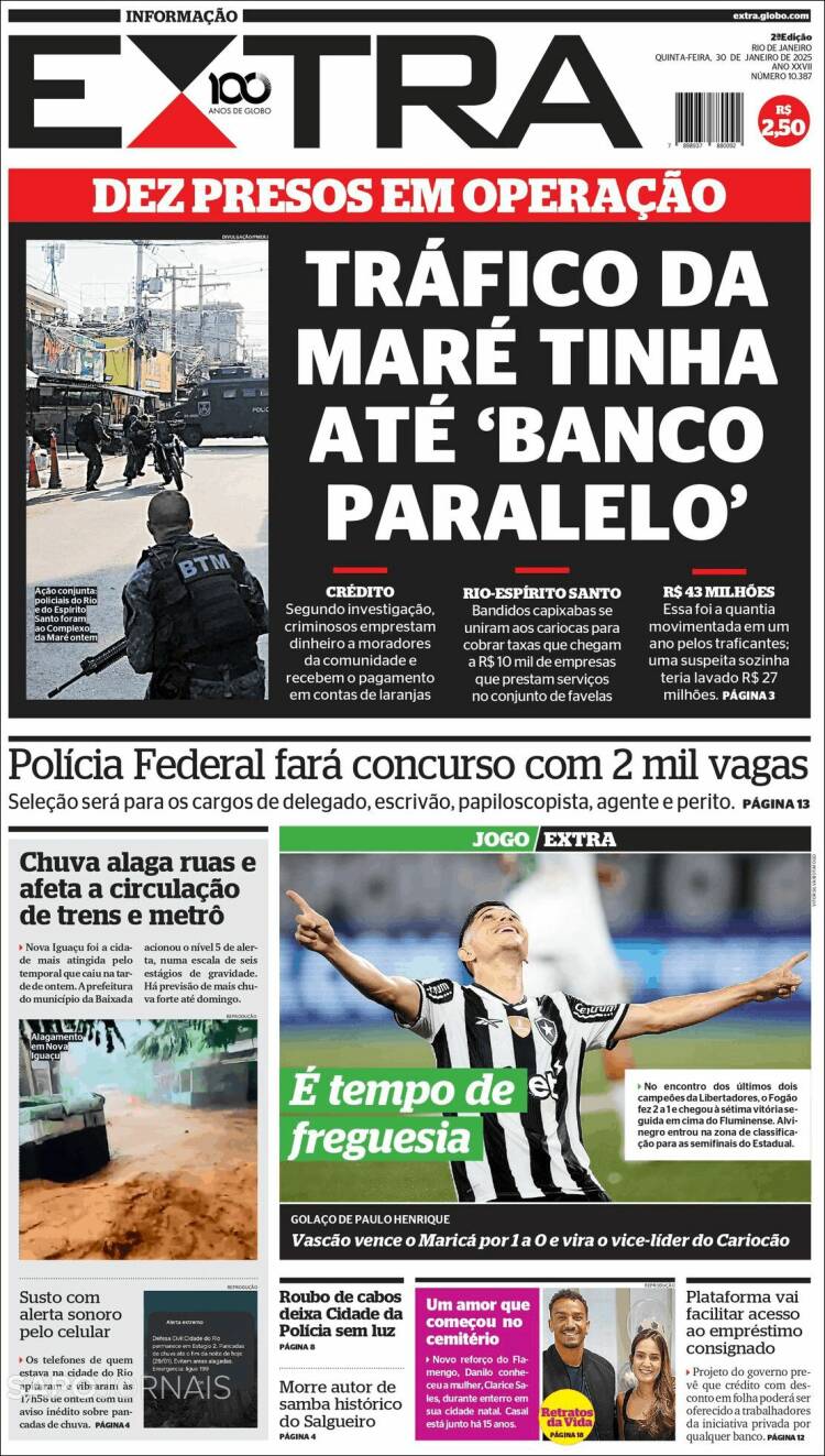 Portada de Extra (Brasil)