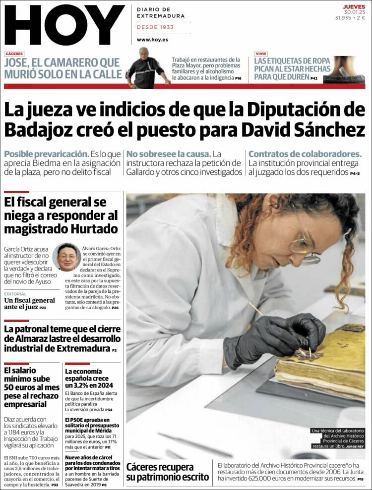 Portada de Hoy - Caceres (Espagne)