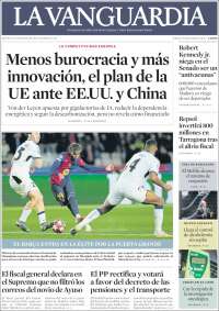 Portada de La Vanguardia (Spain)