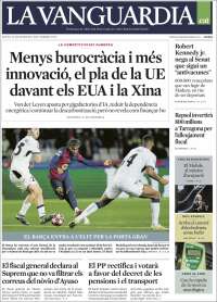 Portada de La Vanguardia (Spain)