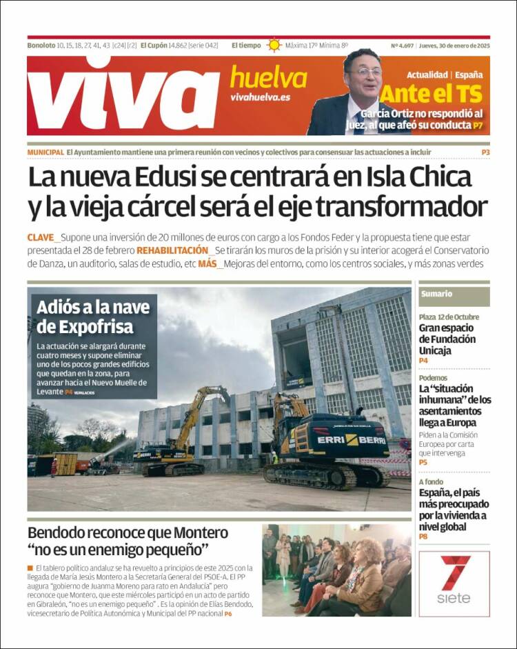 Portada de Viva Huelva (Espagne)