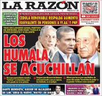 Portada de La Razón (Perú)