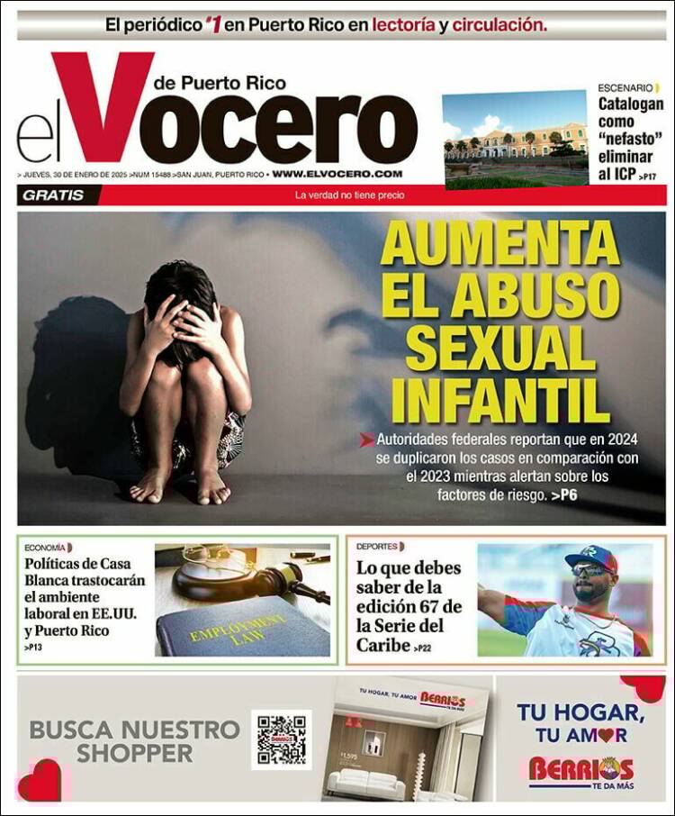 Portada de Vocero (Puerto Rico)
