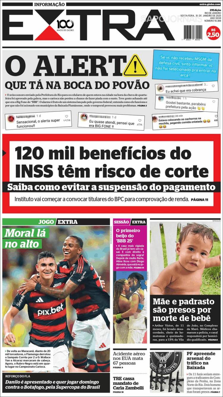 Portada de Extra (Brasil)