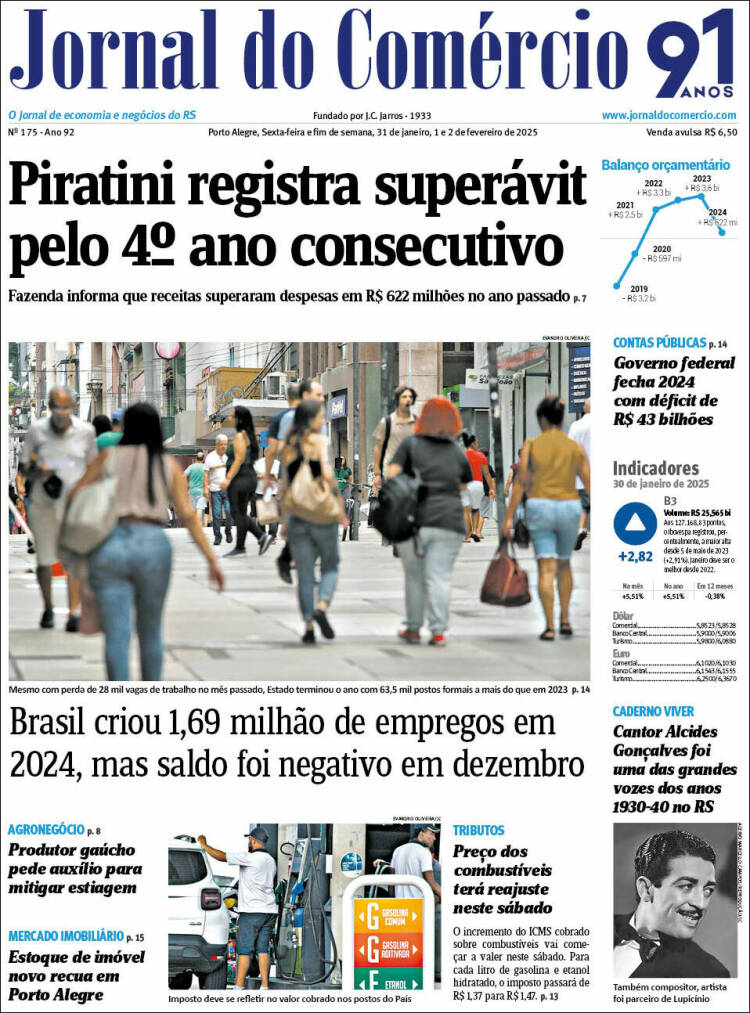 Portada de Jornal do Comércio (Brasil)