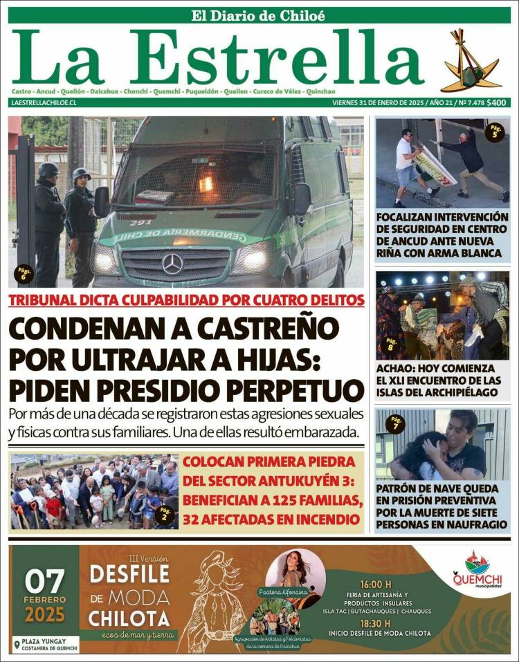 Portada de Estrella de Chiloé (Chile)