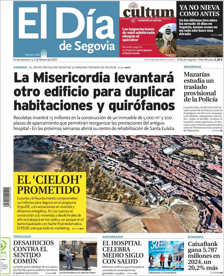 Portada de El Día de Segovia (Spain)