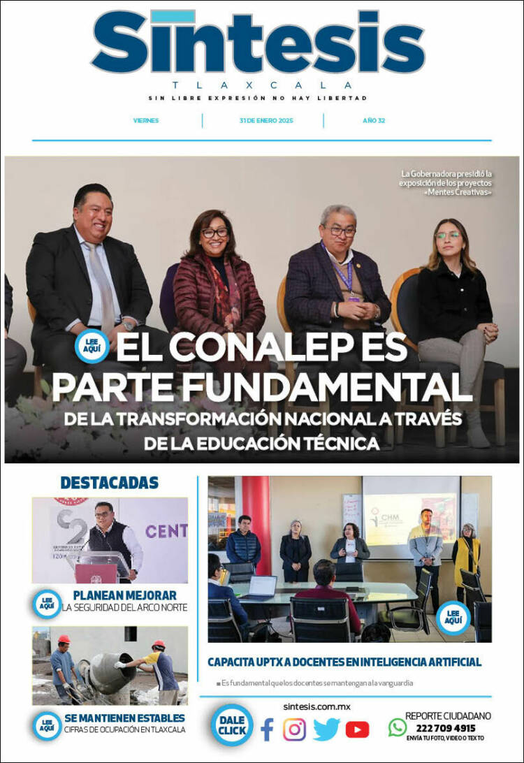 Portada de Síntesis de Tlaxcala (México)