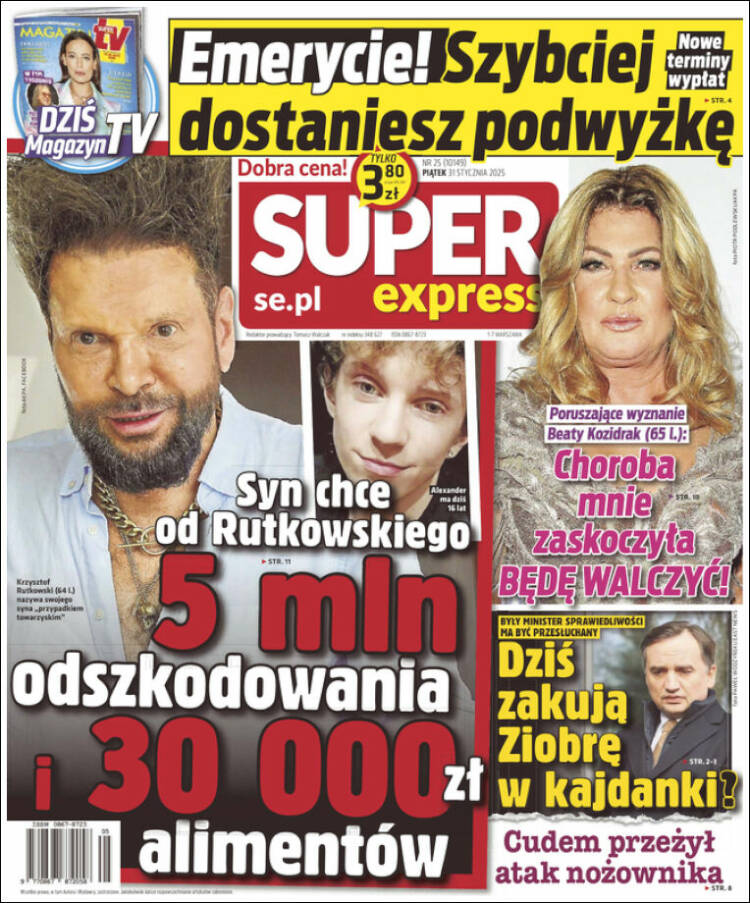 Portada de Super Express (Polonia)