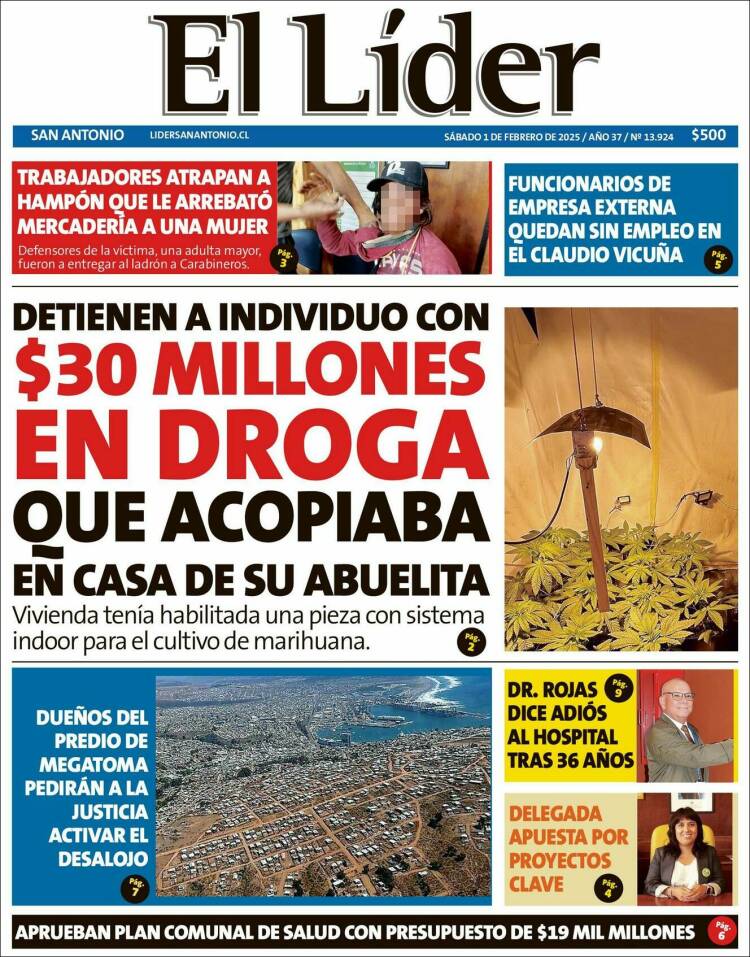Portada de Lider de San Antonio (Chile)