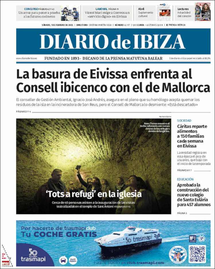 Portada de Diario de Ibiza (España)